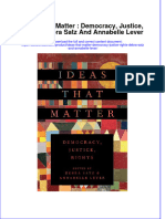 Full Download Ideas That Matter: Democracy, Justice, Rights Debra Satz and Annabelle Lever File PDF All Chapter On 2024