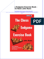 Full Download The Chess Endgame Exercise Book - John Nunn John Nunn File PDF All Chapter On 2024