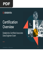 Data Bricks Certified Associated at A Engineer Exam