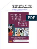 Full Download Recognizing and Reporting Red Flags For The Physical Therapist Assistant 1st File PDF All Chapter On 2024