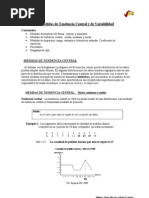 Medidas de Tendencia Central y de Variabilidad