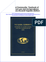 The Global Community: Yearbook of International Law and Jurisprudence 2018 Giuliana Ziccardi Capaldo (Editor)