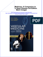 Full Download Vascular Medicine: A Companion To Braunwald's Heart Disease 3rd Edition Mark Creager File PDF All Chapter On 2024