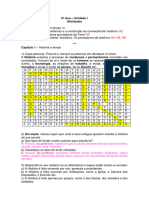 Bloco de Atividades - 6 Ano - Unidade 1