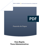 GUIA RAPIDA Pasarela de Pagos V3 TasasAdministrativas