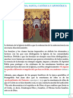 2 de Enero - La Iglesia Es Una, Santa, Católica y Apostólica