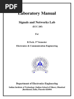 ECC305 Signals and Networks Lab