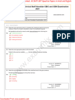 SSC MTS Havildar Question Paper 5 July 2022 3rd Shift