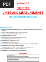 Units and Measurements 1