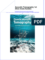 Full Download Coastal Acoustic Tomography 1st Edition Arata Kaneko File PDF All Chapter On 2024