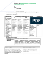 ABRIL SESIÓN 35 CA. Invs. Las Enferm. Por Una Mala Alimentación