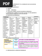 ABRIL SESIÓN 33 MAT. - La Multiplicación Como Suma Abrev.