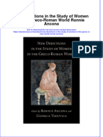 Full Download New Directions in The Study of Women in The Greco-Roman World Ronnie Ancona File PDF All Chapter On 2024