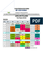 Jadwal Mapel Kelas 8a