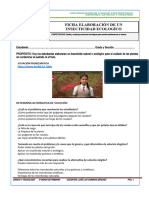 Quinto 2024 - Sesion 05 - Ficha Disena y Construye Elaboracion de Insecticidad Ecologico - II Bim