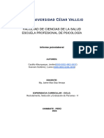 R.P.L Informe Psicolaboral