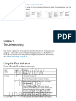 Epson LX-300+II Troubleshooting, Using The Error Indicators, Reference Guide, Troubleshooting, Use The Following Table To Diagnose Printer Errors