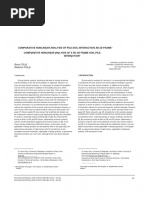 Comparative Nonlinear Analysis of A RC 2D Frame So