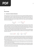 1 Basic Concepts: 1.1 Introduction To Reaction Mechanisms