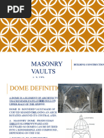 Masonry Vaults and Domes