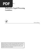 EPRI Technical Report 1011728 - Radioactive Liquid Processing Guidelines Nov 2005