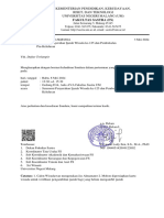 Undangan Pembekalan Kelulusan Tingkat Fakultas