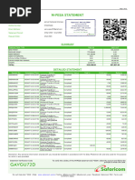 Gavgu72D: M-Pesa Statement