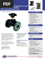 Valvula de Diafragma Halar Recubierto dn15 dn350 Kdvflow Ficha Tecnica