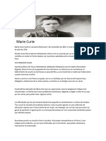 Marie Curie Tarea