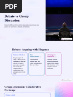 Debate Vs Group Discussion