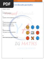 Coordinate Geometry AS Pure Maths 1