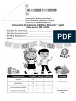 1° Instrumento de Evaluación Primer Momento