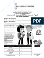 6° Instrumento de Evaluación Primer Momento Completo