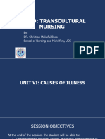 Unit VI - Causes of Illness 26thjune2024