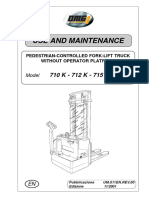 Use and Maintenance: 710 K - 712 K - 715 K - 720 K