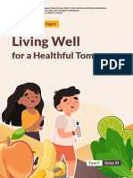 Modul Ajar Bahasa Inggris - Living Well For A Healthful Tomorrow - Fase F