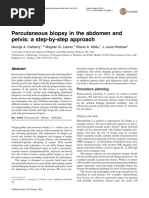 Percutaneous Biopsy in The Abdomen and Pelvis - A Step-By-Step Approach (2016)