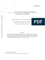 Olaf Lechtenfeld and Alexander D. Popov-Supertwistors and Cubic String Field Theory For Open N 2 Strings