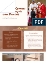 Presentasi Sakramen Ekaristi - Paroki Mengajar