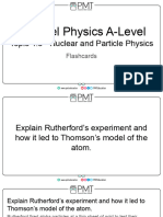 Flashcards - 4.3 Nuclear and Particle Physics - Edexcel IAL Physics A-Level