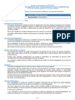 Maths Info Licence 2 Modalite Evaluation