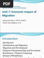 Unit 7 Economic Impact of Migration