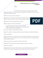 NCERT Solutions For Class 7 Geography Chapter 1 Environment