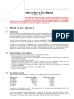 Introduction To Six Sigma - English