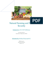 Natural Farming and Food Security