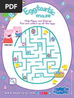 Peppa Pig Easter Activity Sheets