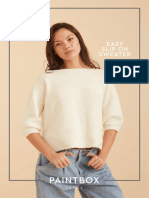 Easy Slip On Sweater in Paintbox Yarns Downloadable PDF 2