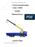 Learner Guide Operate A Truck Mounted Loader Crane