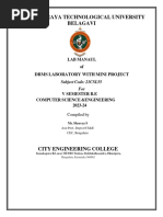 DBMS Lab - Manual - Edited - 2023-24