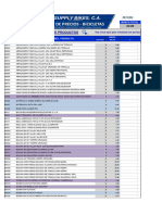 Lista de Repuestos de Bicicletas Junio-2023